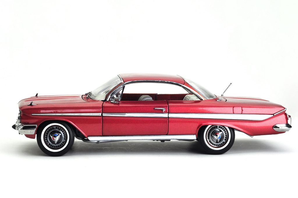 1961 Chevrolet Impala Sport Coupe – Honduras Maroon – sunstarmodelcars