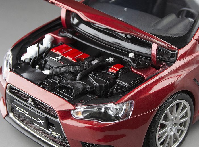 Mitsubishi Lancer Evolution X - Red Metallic  (New Tooling) - Image 12