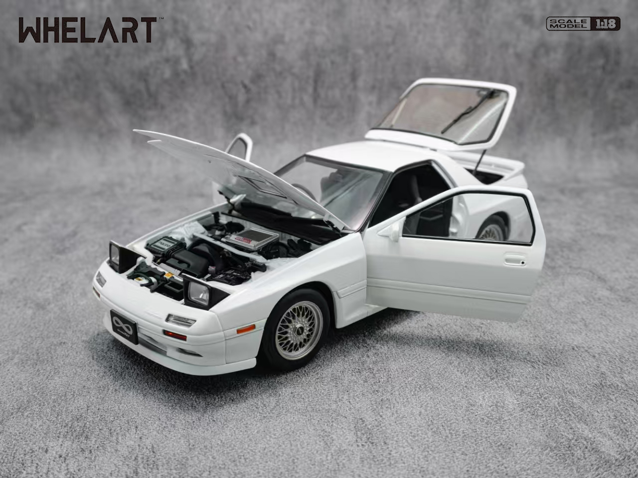 Mazda Savanna RX-7 Infini (FC3S) – White – sunstarmodelcars