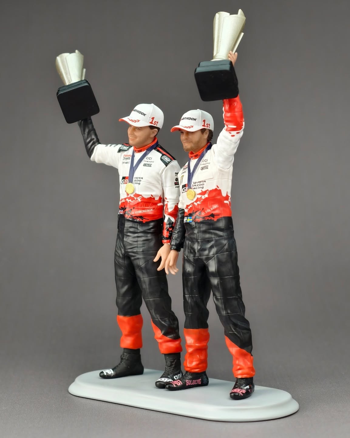 #0007FF - Toyota GR Yaris Rally1 - 1st 2026 Monte Carlo Rally - #99 Oliver Solberg figure and Edmondson Elliott figure - Image 3
